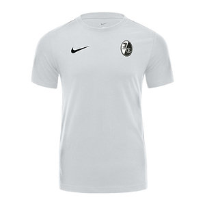 SC Freiburg Team T-Shirt Basic "Wappen" NIKE weiß