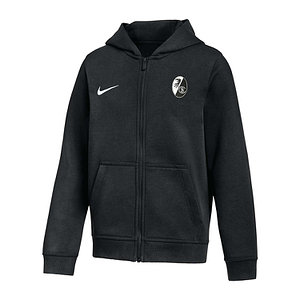 SC Freiburg Team ZIP Hoodie Kinder NIKE schwarz