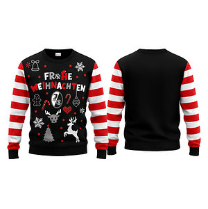 SC Freiburg Weihnachtspullover 25/26 rot