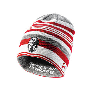 SC Freiburg Wendebeanie "NE Logo" rot-weiß-grau