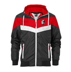 SC Freiburg Windbreaker "Stripes" schwarz