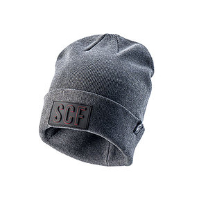 SC Freiburg Wollmütze "SCF Rubber" grau