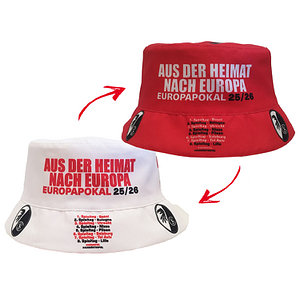 SCF Fischerhut "Aus der Heimat nach Europa" 25/26 rot / weiß