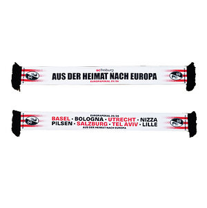 SCF Schal Poly "Aus der Heimat nach Europa" 25/26 weiß