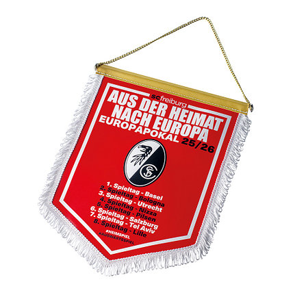 Eventwimpel "Aus der Heimat nach Europa" 25/26 rot