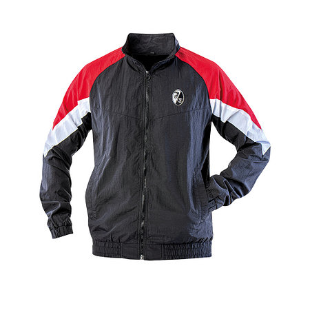 SC Freiburg Anzugjacke "Color-Block" schwarz Vorderseite