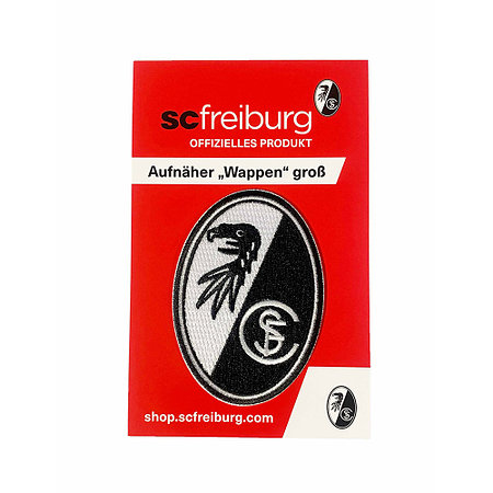 SC Freiburg Aufnäher "Wappen" groß 8,5 x 6 cm