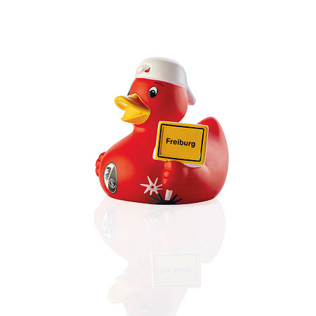 SC Freiburg Badeente "Ortsschild"