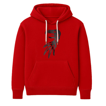 SC Freiburg Basic Hoodie "Greif" rot
