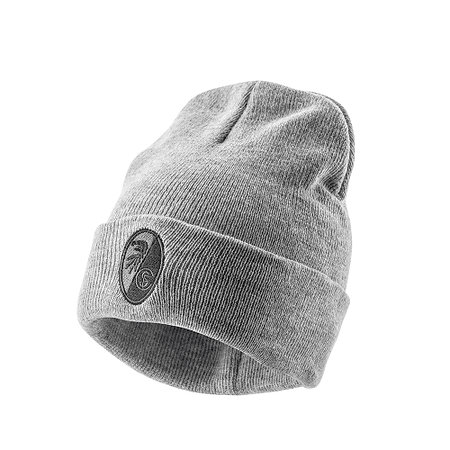 SC Freiburg Beanie Basic "Wappenstick" hellgrau light grey