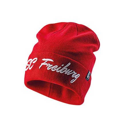 SC Freiburg Beanie "Handschrift" rot