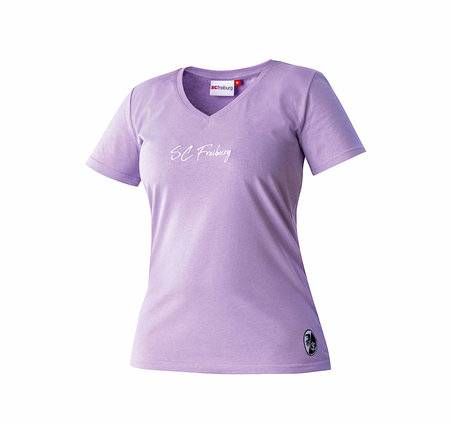 SC Freiburg Damen T-Shirt "Pastell" (w) flieder