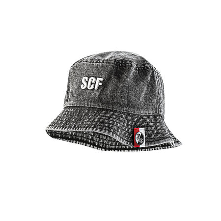 SC Freiburg Fischerhut "Jeans" grau