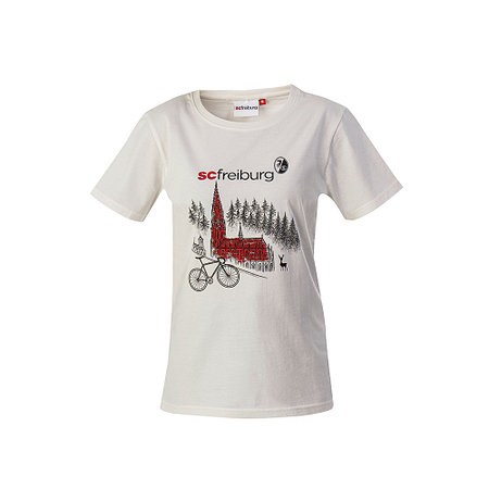 SC Freiburg Frauen T-Shirt "Freiburg" offwihte