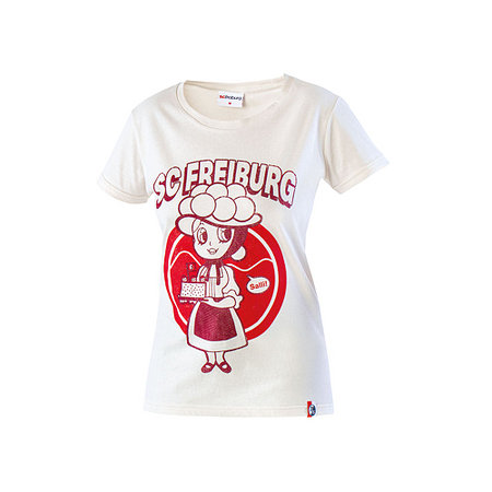 SC Freiburg Frauen T-Shirt "Heimat" offwhite