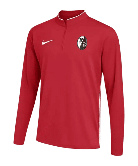 SC Freiburg Halbzip Hoodie NIKE rot