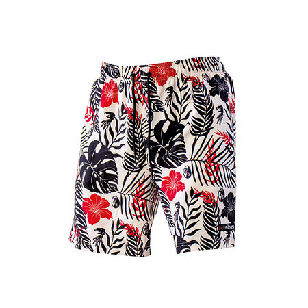 SC Freiburg Hawaii-Badehose "Logo" beige