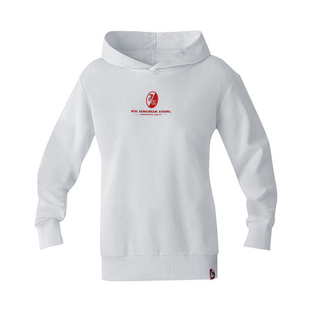 SC Freiburg Hoodie "Europapokal 2026/27" weiß