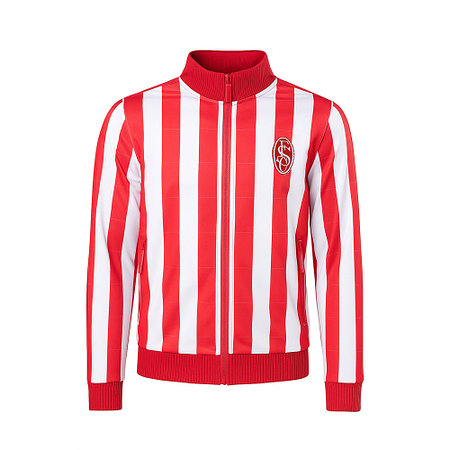 SC Freiburg Jacke "Retro Streifen" rot-weiß