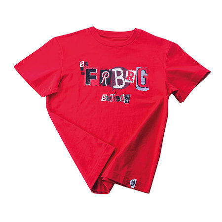 SC Freiburg Kinder T-Shirt "FRBRG" rot