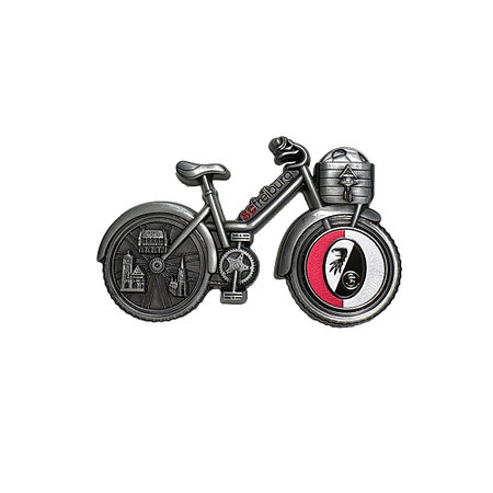SC Freiburg Magnet "Fahrrad"