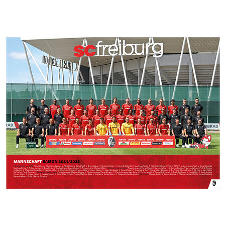 SC Freiburg Mannschaftsposter 24/25