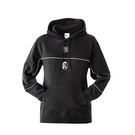 SC Freiburg NIKE T90 Club Hoodie schwarz