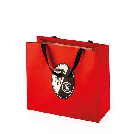 SC Freiburg Papiertragetasche rot