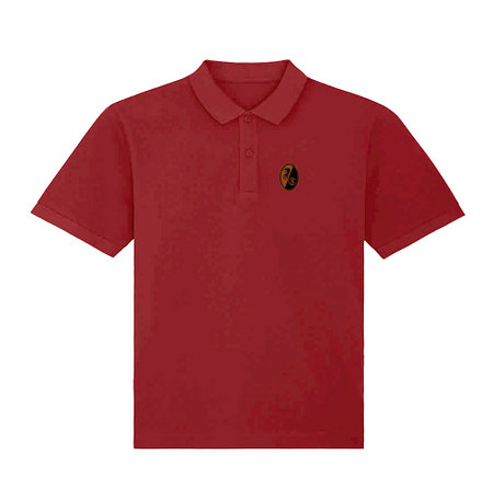 SC Freiburg Polo-Shirt "Lederpatch" rot