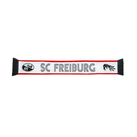 SC Freiburg Schal HD "Retro Schriftzug" weiß-rot-schwarz
