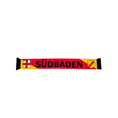 SC Freiburg Schal "Südbaden" HD rot/gelb