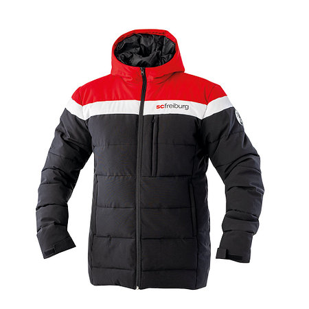 SC Freiburg Steppjacke rot/weiß