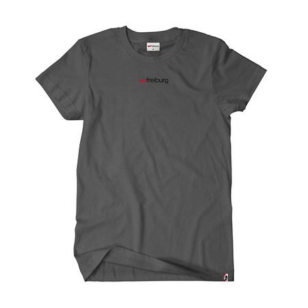 SC Freiburg T-Shirt Basic "Schriftzug" grau