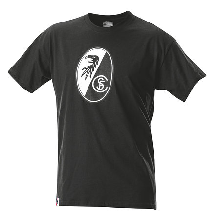 SC Freiburg T-Shirt "Basic Wappen" schwarz
