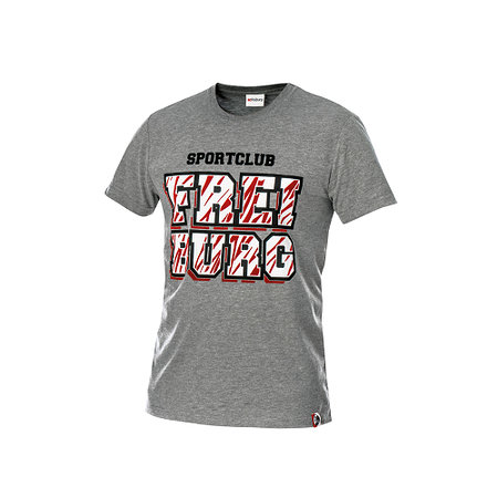 SC Freiburg T-Shirt "Freiburg Weiß-Rot" grau