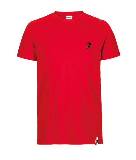 SC Freiburg T-Shirt "Greif" Rot Bio-Baumwolle