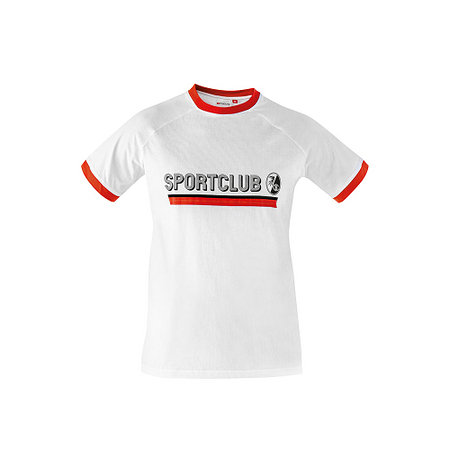 SC Freiburg T-Shirt "Raglan Retro" weiß