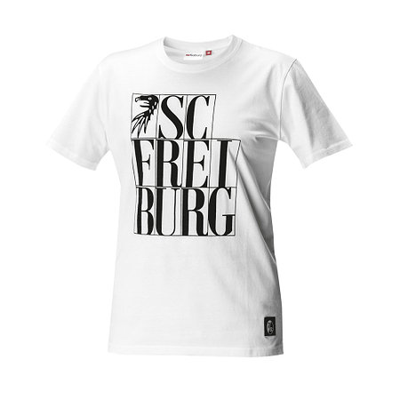 SC Freiburg T-Shirt "Raster" weiß