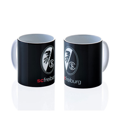 SC Freiburg Tasse "Logo" schwarz B2B