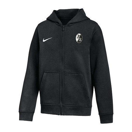 SC Freiburg Team ZIP Hoodie Kinder NIKE schwarz