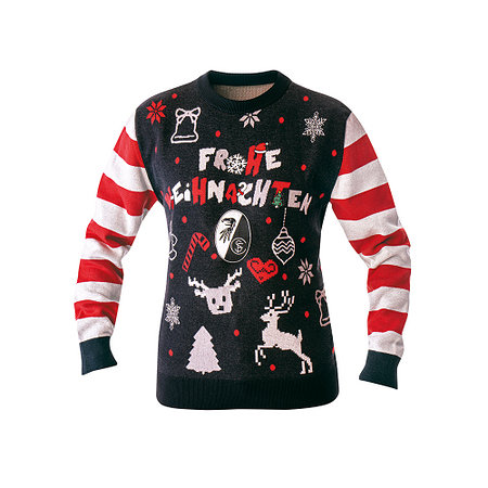 SC Freiburg Weihnachtspullover 25/26 rot