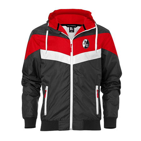 SC Freiburg Windbreaker "Stripes" schwarz