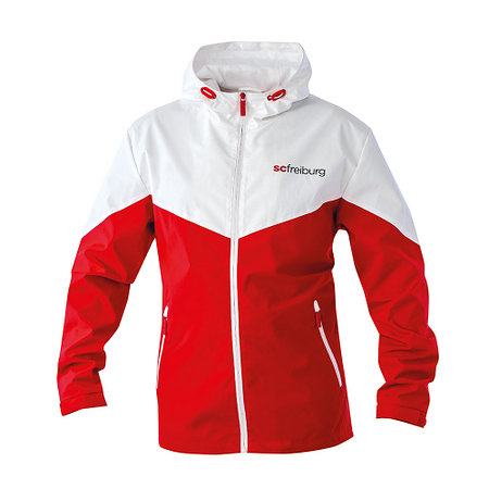 SC Freiburg Windbreaker "Weiß-Rot" Erw. rot-weiß