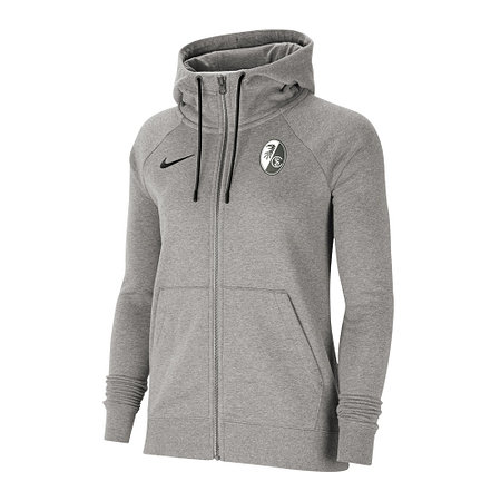 SC Freiburg Zip-Hoodie Frauen NIKE grau