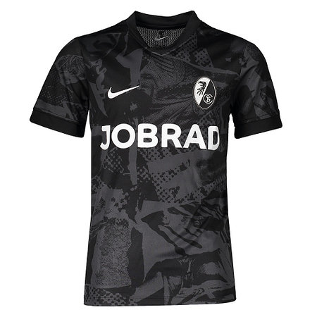 SCF Aufwärm-T-Shirt Kinder NIKE 25/26 schwarz vorne