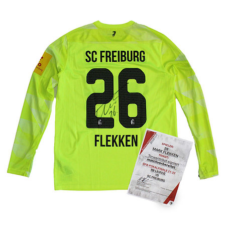 SCF Matchvorbereitet | Pokalfinal-TW-Trikot 21/22 SCF vs. RBL | 26. Flekken