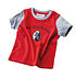 SC Freiburg Baby T-Shirt "Wappen" rot-grau (1)