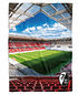 SC Freiburg Fleecedecke "Stadion" 150 x 200cm (1)