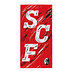 SC Freiburg GOTS Duschtuch "SCF" rot 70x140 cm (1)