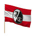 SC Freiburg Stockfahne "Wappen" 90 x 60 cm (1)